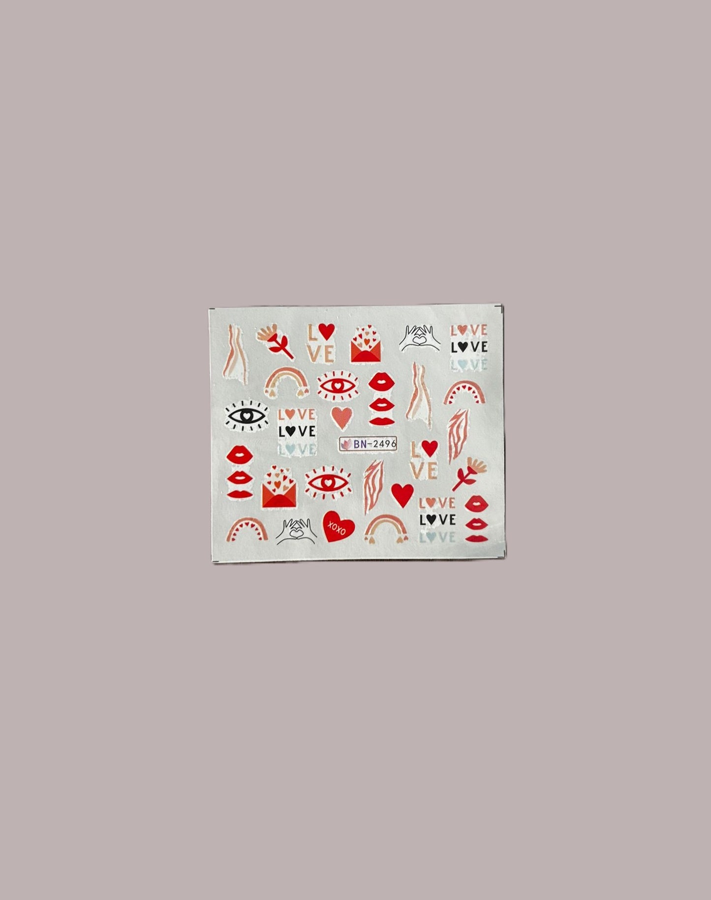 Sticker Blushing Hearts
