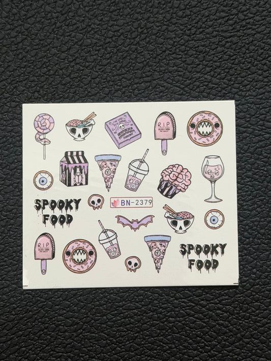 Sticker Spooky Purple